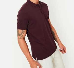 Vêtements de golf personnalisés en gros, chemises et t-shirts à manches longues pour hommes de haute qualité, logo personnalisé, coton tricoté respirant - Product Image 1