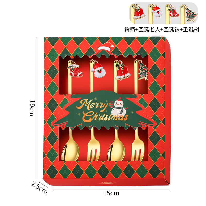 4ชิ้นช้อนส้อม