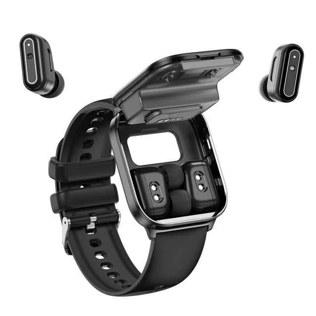 Newest Arrival 2 in 1 Wireless Smart Watch With Earbuds Headset Smart Bracelet Tws Earphones Smartwatch Earbuds