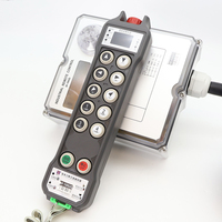 Télécommande radio industrielle à 10 touches, sécurisée par biométrie, capacité de 100 empreintes digitales pour pont roulant