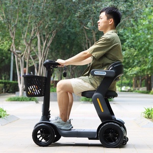 Trottinettes électriques 2026 en gros d'usine à quatre roues, pneus pleins puissants, frein électromagnétique, pour adultes et déplacements professionnels - Product Image 2