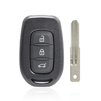 Télécommande universelle 433 MHz PCF7961M 4A pour Renault, nouvelle coque à 3 boutons, fente gauche