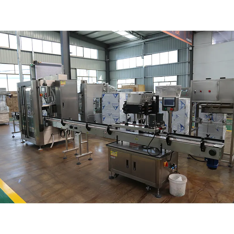 Zhangjiagang Automatic Small Bottle Production Line Drinking Mineral Water Filling Capping Packaging Machine