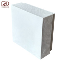 ROGOOD Boîte à bijoux de luxe en carton texturé blanc 70*70*30mm, boîte de rangement pour bijoux, coffret cadeau P2272