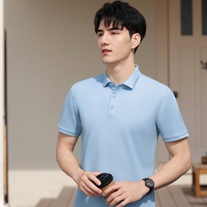 <span class=keywords><strong>Camiseta</strong></span> Polo de Hombre de Color Sólido de Alta Calidad / <span class=keywords><strong>Camiseta</strong></span> Polo Unisex con Logotipo Personalizado - Product Image 3