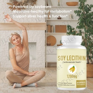 JULONG Supply OEM/ODM Suplemento de etiqueta privada Cápsulas de lecitina de soja natural 1200mg Cápsulas de gel blando de lecitina de soja - Product Image 5