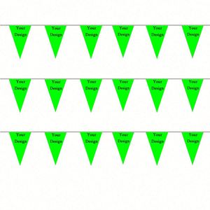 Custom Eco-Friendly Polyester Pennant Flags <b>Banner</b> with Digital Printing for Party Decor - Product Image 3