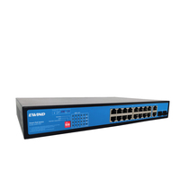 Latest Design Unmanage Giga Network Ethernet Switch IEEE 802.3af/zu 16 Port 1000M PoE Switch