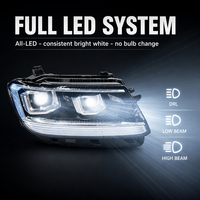 Phare avant gauche à LED OEM 5NG941113 5NG941114 avec feux de jour (DRL) pour VW Tiguan L 2017-2025, plateforme SVW MQB (version longue)