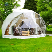 Dôme de glamping transparent en PVC pour l'extérieur, tente d'hôtel de luxe, resort