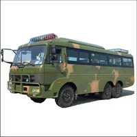 Bus tout-terrain Dongfeng 6X6 à transmission intégrale avec transport de personnel, 30-35 places, moteur Commins à vendre