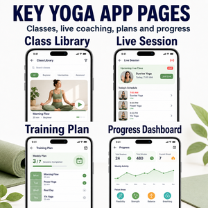 Sviluppo Avanzato <span class=keywords><strong>di</strong></span> App per Yoga e Benessere per iOS e Android con Lezioni Video, Sessioni Live e Piani <span class=keywords><strong>di</strong></span> Allenamento LionCreate - Product Image 3