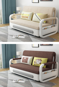Ghế <span class=keywords><strong>sofa</strong></span> giường đa năng gấp gọn, trượt được, hai chức năng, dành cho phòng khách, căn hộ nhỏ, chất liệu gỗ chắc chắn - Product Image 4