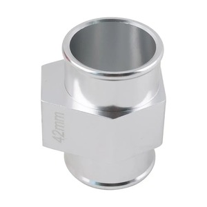 Adaptateur de tuyau de radiateur avec capteur de température, en alliage d'aluminium de 38 à 42mm, avec pinces pour modification de voiture - Product Image 3