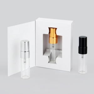 SUMEEAR 3ml Clear Glass Flat Sample Perfume Spray Bottle Screen Printed Gift Box <strong>Refillable</strong> Atomizer <strong>Reed</strong> <strong>Diffuser</strong> <strong>for</strong> Fragrance - Product Image 6
