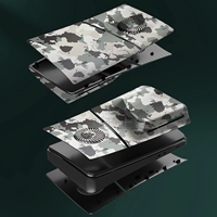 Coque de remplacement camouflage pour PS5 Slim Console Étui rigide de protection en plastique avec trous de refroidissement