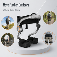 Exosquelette d'assistance à la hanche léger avec un poids net de 2 kg, batterie de 6000 mAh, charge de type C et support de jambe réglable