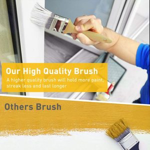 Pinceau de peinture professionnel en fil métallique aiguisé <span class=keywords><strong>pour</strong></span> animaux de compagnie synthétique manche en plastique brosses en pâte nettoyage de plafond <span class=keywords><strong>brosse</strong></span> spéciale - Product Image 6