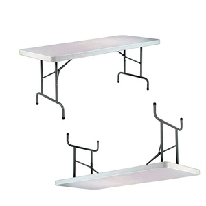 Nhiệm Vụ Nặng Nề HDPE Hình Chữ Nhật Trung Tâm Lớn Sử Dụng Nhựa Foutdoor Patio 6 Ft Gấp Bảng - Product Image 6