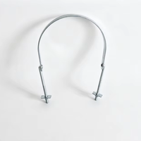 Collier de serrage pour poteau galvanisé à chaud OEM & ODM pour poteaux utilitaires, collier de serrage pour poteaux en acier, matériel pour lignes électriques