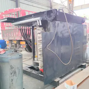 1Ton Steel Alloy Melting Medium Frequency Induction Furnace