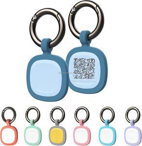 Vente en gros de colliers de chien vierges avec <span class=keywords><strong>code</strong></span> QR à l'arrière, étiquette en silicone pour animaux de compagnie pour la gravure - Product Image 6