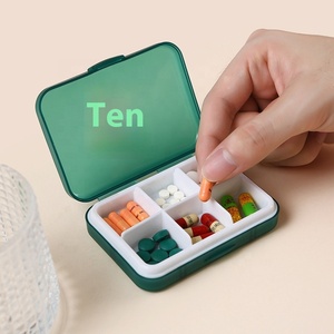Organizador de Pastillas Portátil Personalizable Medibox de 7 Días, Estuche de Almacenamiento de Material PP con Vitaminas en Gomitas, Precio de Fábrica, Venta al Por Mayor - Product Image 3