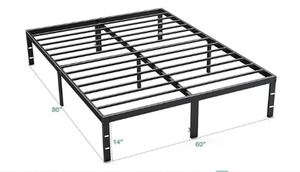 Warehohome Use Iron Durable Heavy-Duty King Size Metal Living Room Bedroom Furniture Platform Hotel Adjustable Framed <b>Bed</b> Frame - Product Image 4