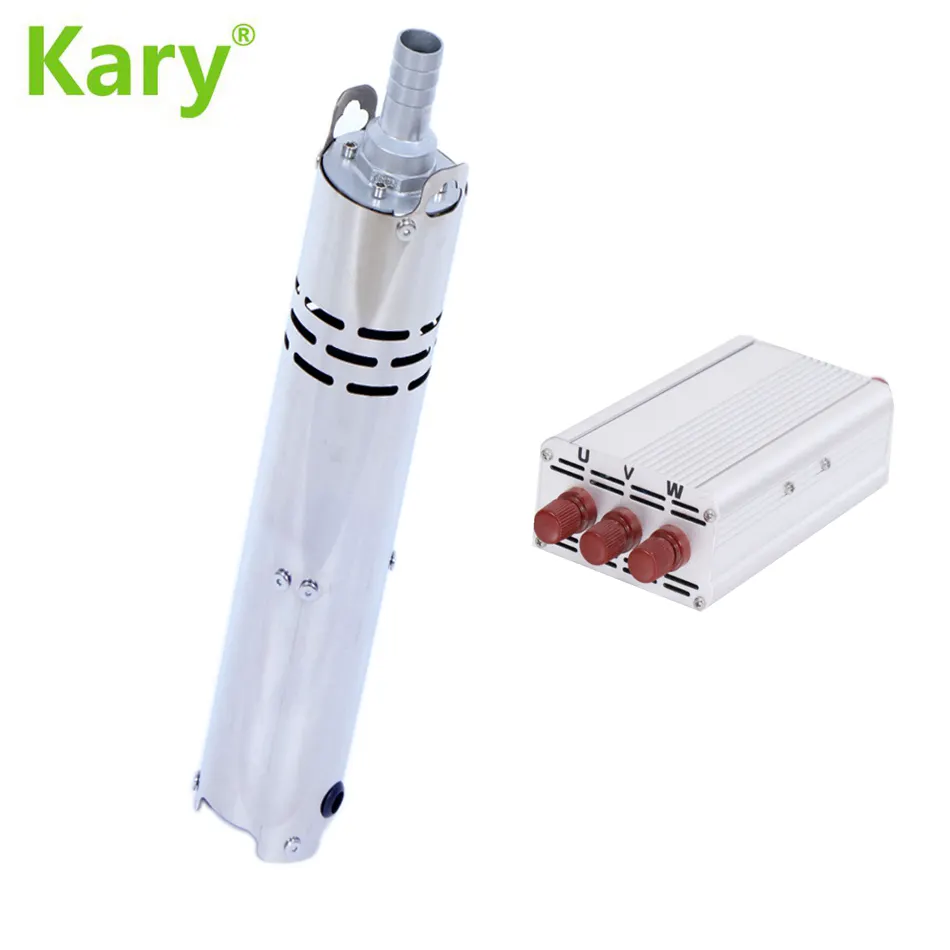 Kary levage maximum 30m 24v dc pompe à eau solaire 2000l/h 2 pouces diamètre submersible pompe de puits NS242T-30