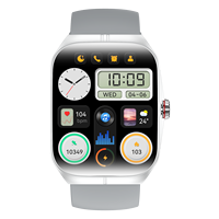 Smartwatch con Schermo AMOLED da 1,95 Pollici, Chiamate BT, Pagamento NFC, Monitoraggio Frequenza Cardiaca, Ossigeno nel Sangue, Sonno, Quadrante Personalizzabile per Uomo e Donna