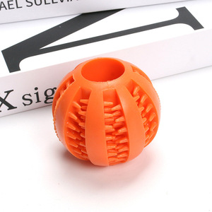 Balle en caoutchouc TPR en forme de pastèque pour animaux de compagnie, balle à picots, jouet à mâcher pour chien, jouet à mâcher pour nettoyer les dents - Product Image 4