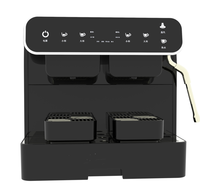 Vente flash : Machine à café expresso à capsules programmable électrique 2 en 1 avec double chauffe-eau pour la maison et l'hôtel