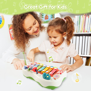 Xylophone musical coloré pour bébé, jouet éducatif en plastique, instrument à clavier pour nourrissons et tout-petits, cadeau d'apprentissage précoce - Product Image 1