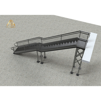 Caillebotis moderne en acier inoxydable pour l'extérieur, durable, galvanisé et antidérapant, pour les matériaux de construction métalliques