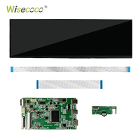Module d'écran tactile LCD Wisecoco 14,5 pouces 2K IPS, entièrement équipé, USB-C, 2560*720, type barre étirée, pour console centrale automobile