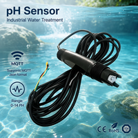 Capteur de pH étanche IP68 à sortie RS485 Modbus haute précision pour le traitement des eaux industrielles, prend en charge le format MQTT Json