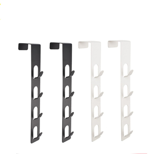Gancho para Puerta <span class=keywords><strong>de</strong></span> <span class=keywords><strong>Entrada</strong></span> para Colgar Mochilas, Chaquetas, Batas, Bolsos, Ganchos Negros para Puerta <span class=keywords><strong>de</strong></span> Baño, Ganchos <span class=keywords><strong>de</strong></span> Hierro para Toallas - Product Image 1