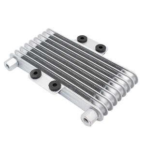 Zuqing Motorcycle Oil Cooler <b>Radiator</b> 8 Layer With Cooling Fan Engine Cooling System For Motorcycle - Product Image 2