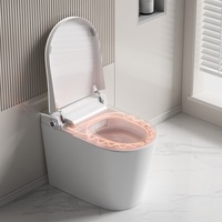 WC intelligent en céramique japonais avec siège chauffant et télécommande, bidet automatique à poser au sol avec chauffage du siège