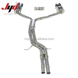 Tuyaux d'échappement à soupape pour <span class=keywords><strong>Audi</strong></span> S6 C7 4.0T <span class=keywords><strong>Ss</strong></span> 304 Système d'échappement Valvetronic Catback - Product Image 1