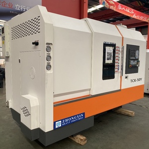 เครื่องกัดซีเอ็นซีโลหะสแตนเลสแบบ OEM ความแม่นยำสูง รุ่น 6090 ATC พร้อมตู้ครอบ TCK50Y - Product Image 2
