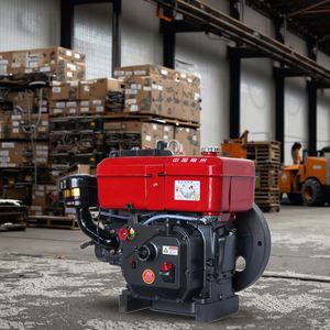 Moteur diesel monocylindre 4 temps à démarrage électrique, refroidi par eau, avec moteur professionnel - Product Image 6