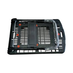 عربة يد قوية قابلة للطي بأربع عجلات من البولي بروبيلين، عربة صغيرة محمولة لنقل البضائع تستخدم في أسواق المأكولات البحرية - Product Image 5