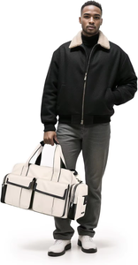 Sac de voyage 3 en 1 pour <span class=keywords><strong>homme</strong></span>, sac de voyage pour une nuit, sac de sport détachable - Product Image 3