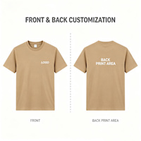 T-shirts en coton 100% 200g à maille lâche avec logo personnalisé, vente en gros de t-shirts vierges pour impression, t-shirts promotionnels en vrac pour événements