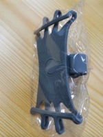 Support de téléphone de vélo en caoutchouc de silicone réglable à 360 degrés support de téléphone de vélo avec sac Opp poignée de téléphone portable