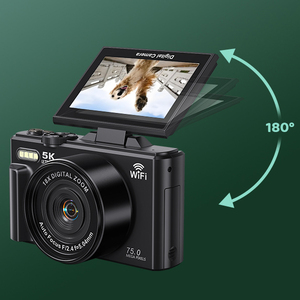 Caméscope 4K, caméra vidéo 64MP, WiFi, écran UHD 3,0 pouces, caméra de vlogging, prise en charge de l'enregistrement pendant la charge, enregistrement en time-lapse, OEM - Product Image 3