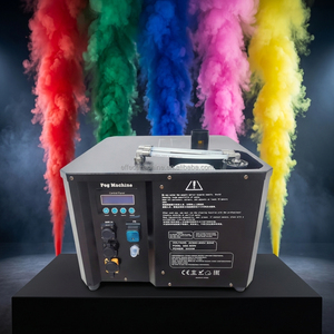 Uzaktan Kumandalı ve DMX 512 Sahne Ekipmanlı Süper Güçlü Renkli Duman Makinesi <span class=keywords><strong>DJ</strong></span> Sis Jeti Çok Renkli Mavi ve Pembe - Product Image 1