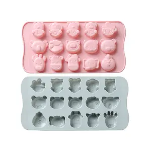 Atacado candys panelas-Forma de silicone para doces, sem bpa, molde de flores diferentes para bolo, lua, sobremesa, confeitaria, de silicone, para doces duros, chocolate, goma