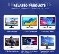 Monitor Lcd curvo 1K 2K de 27 pulgadas 100/180/240/300Hz 360 P/1080P/1440P Monitor de pantalla ancha UHD para juegos